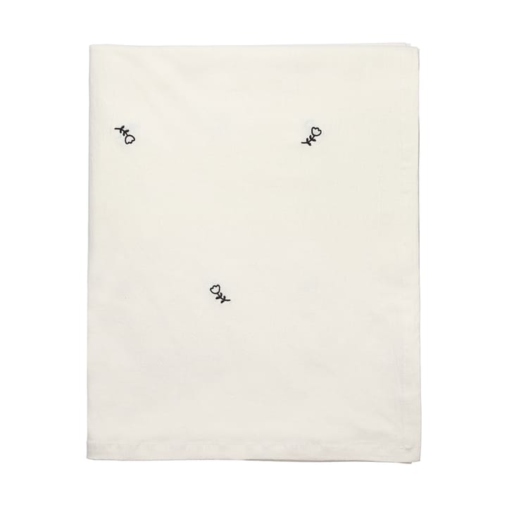 Obrus Mai - 160x300 cm, black-off white - Broste Copenhagen