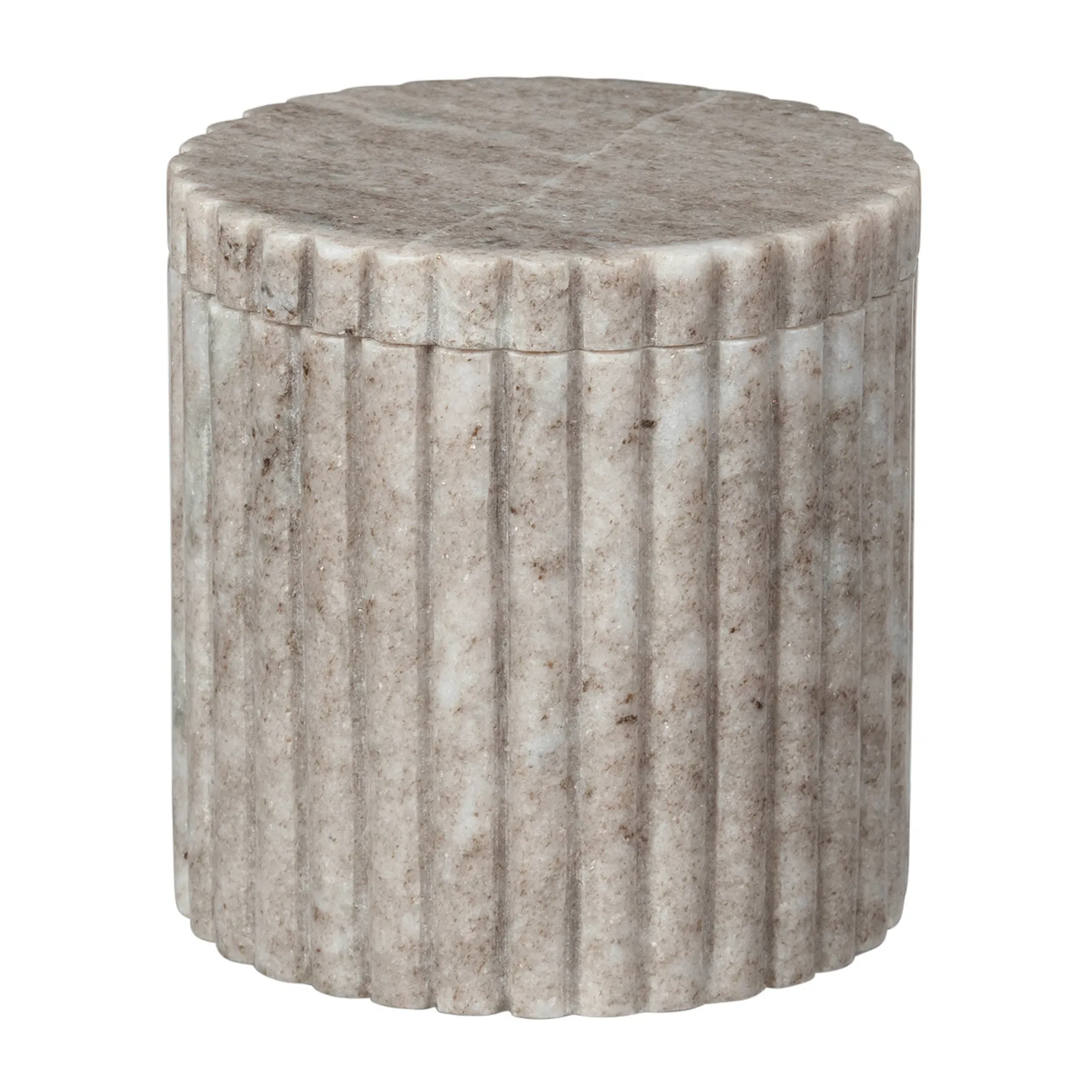 Platon słoik do przechowywania z pokrywką Ø10 cm, Light brown Broste Copenhagen