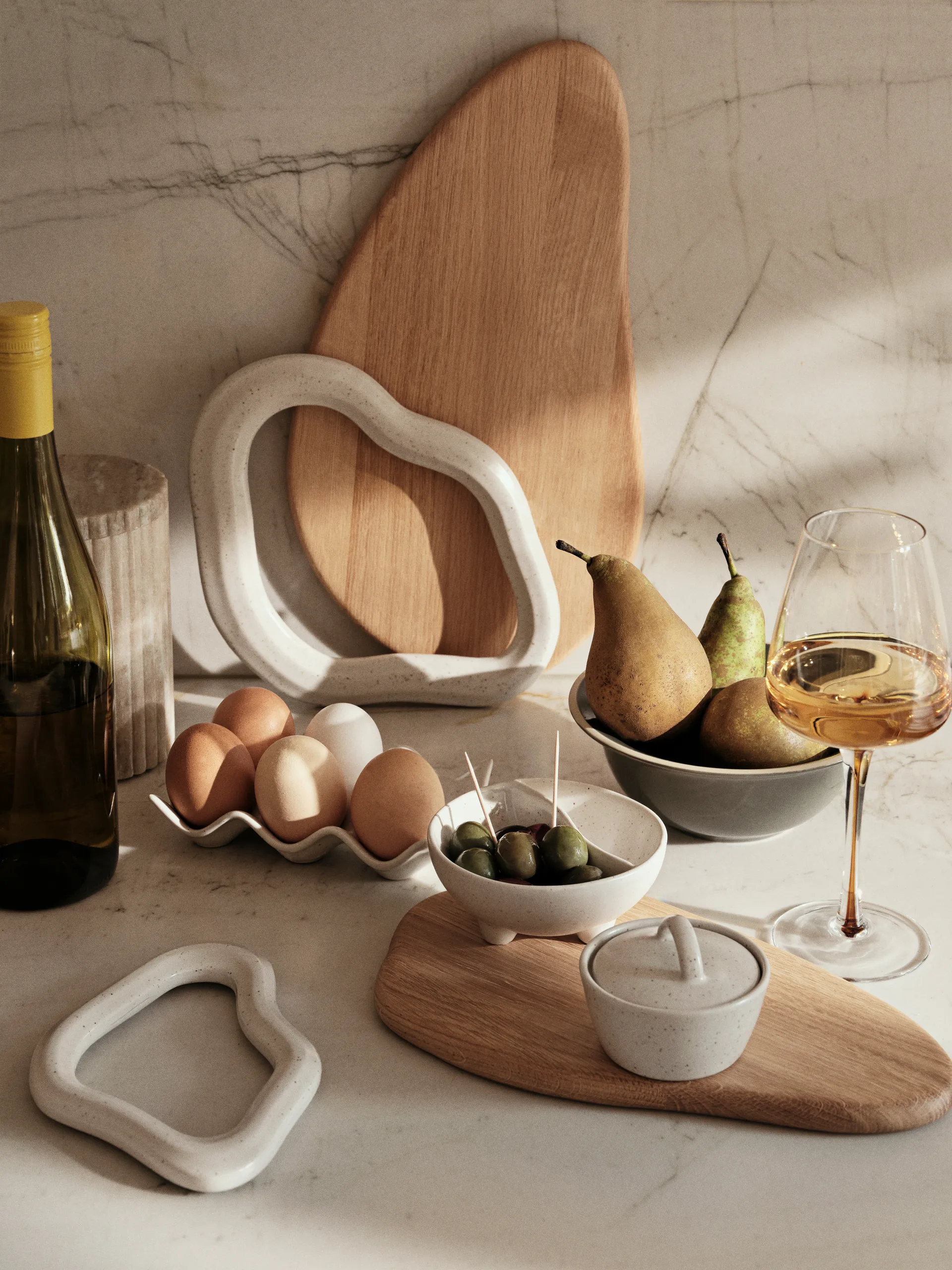 Podstawka pod garnek Nordic Vanilla, 19x25 cm Broste Copenhagen