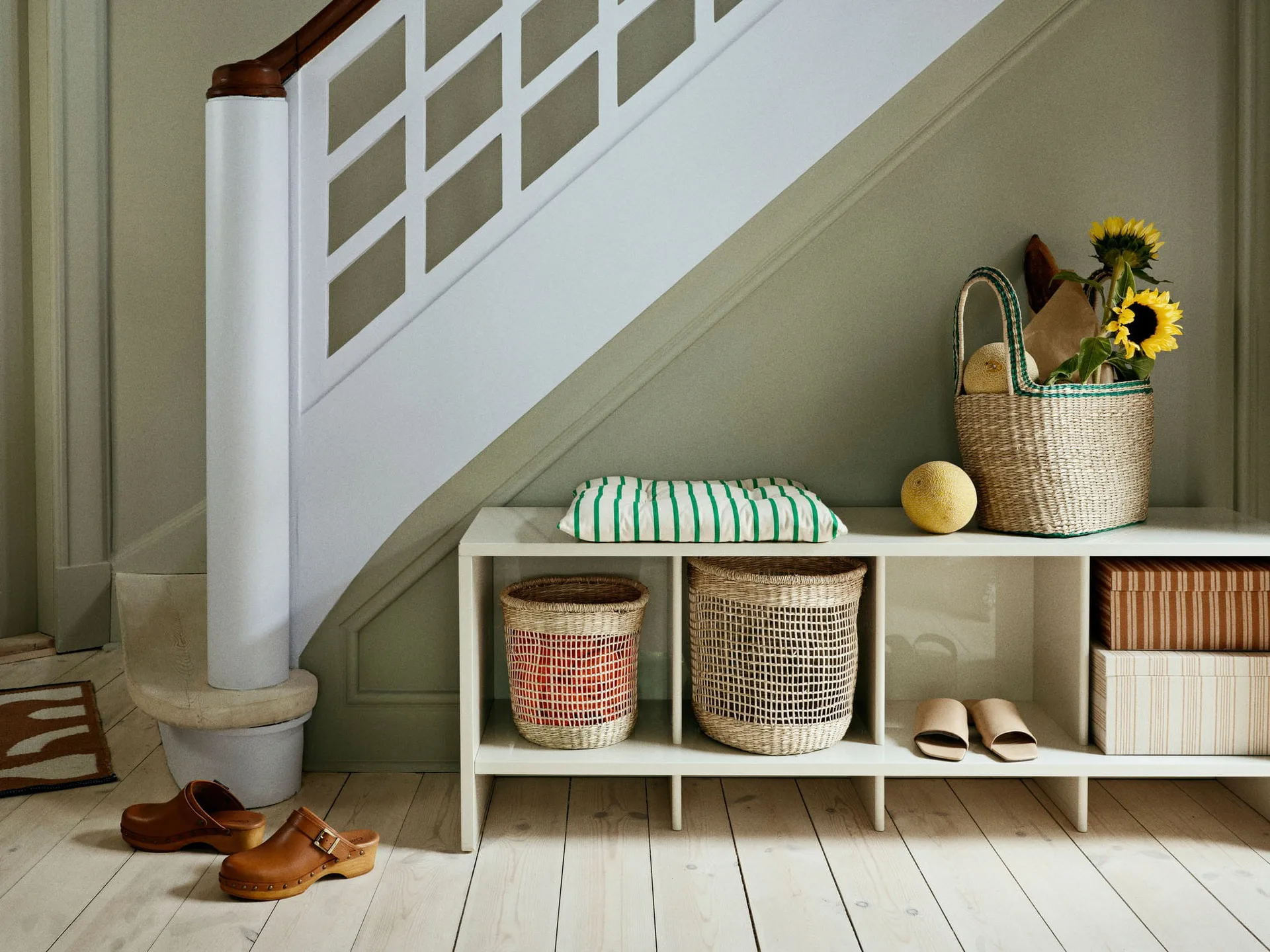 Poduszka do siedzenia Franca 42x44 cm, Jelly green Broste Copenhagen