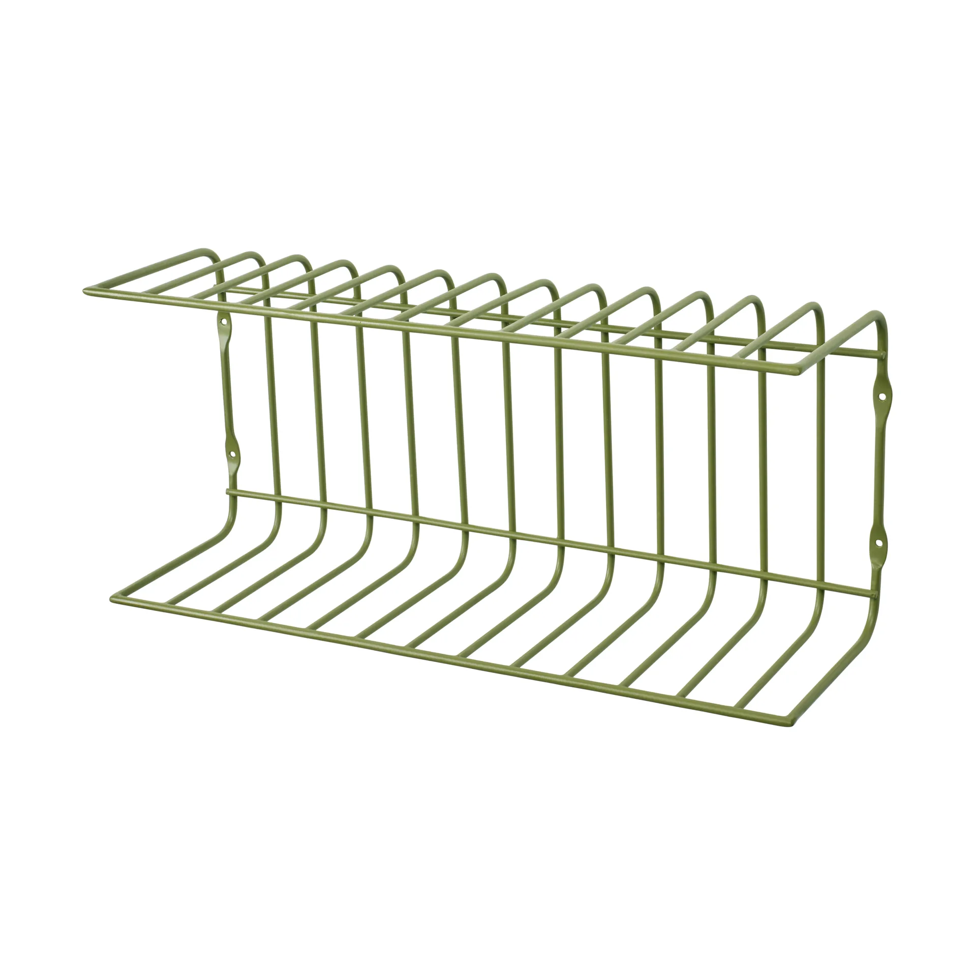Półka wisząca Maggie 40x12,5x18 cm, Army green Broste Copenhagen