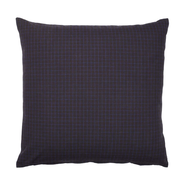 Pokrowiec na poduszkę Bodil, 50x50 cm - Black-intense blue - Broste Copenhagen