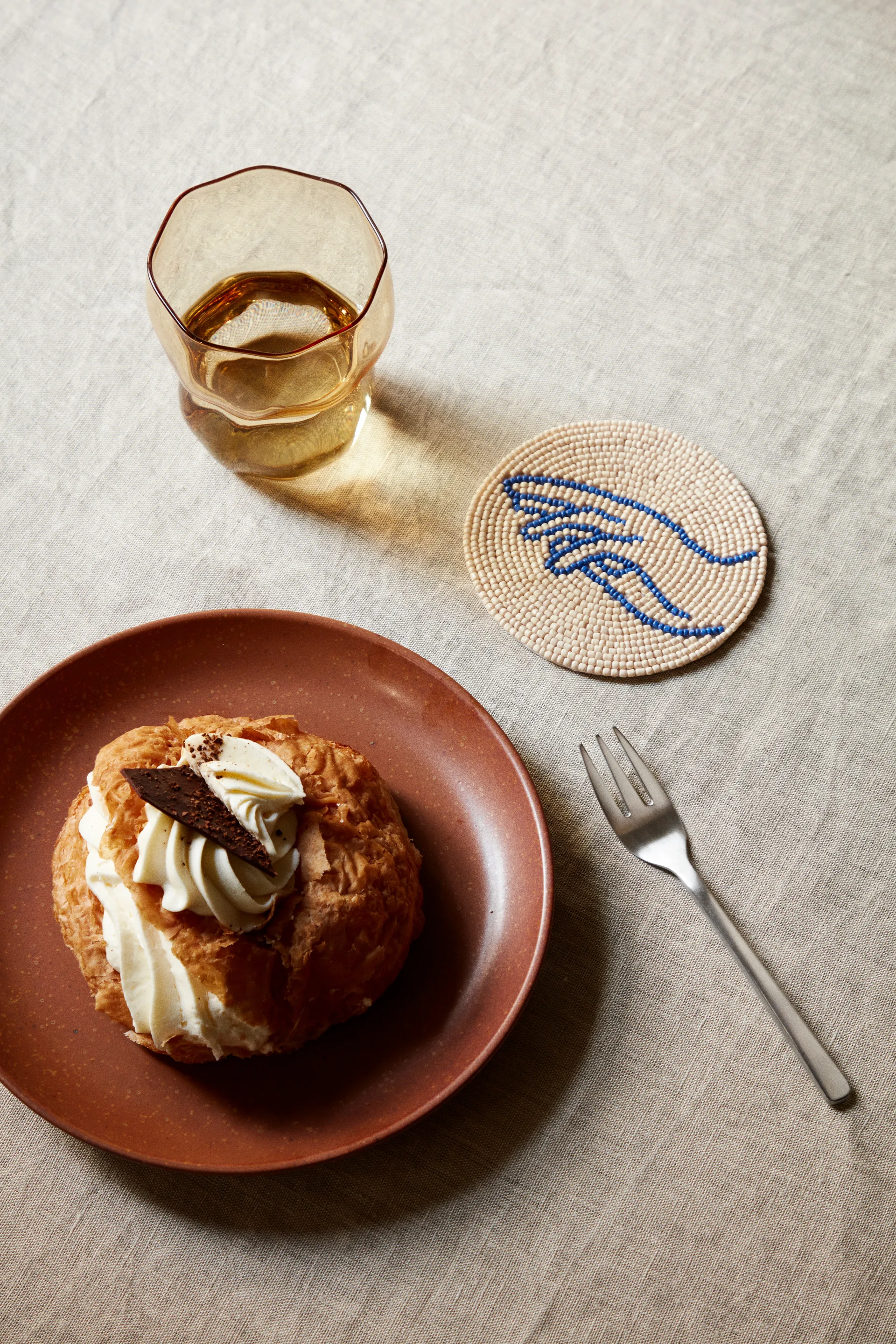 Półmisek Eli Ø20 cm , Caramel brown Broste Copenhagen