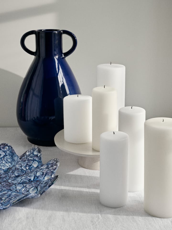 Półmisek ozdobny Lilja Ø38 cm - Intense blue-white - Broste Copenhagen