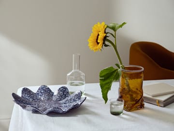 Półmisek ozdobny Lilja Ø38 cm - Intense blue-white - Broste Copenhagen
