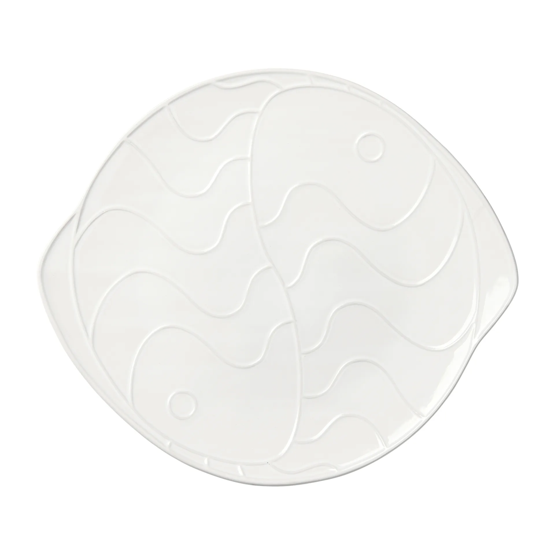 Półmisek Pesce 30x34,6 cm, Transparent white Broste Copenhagen