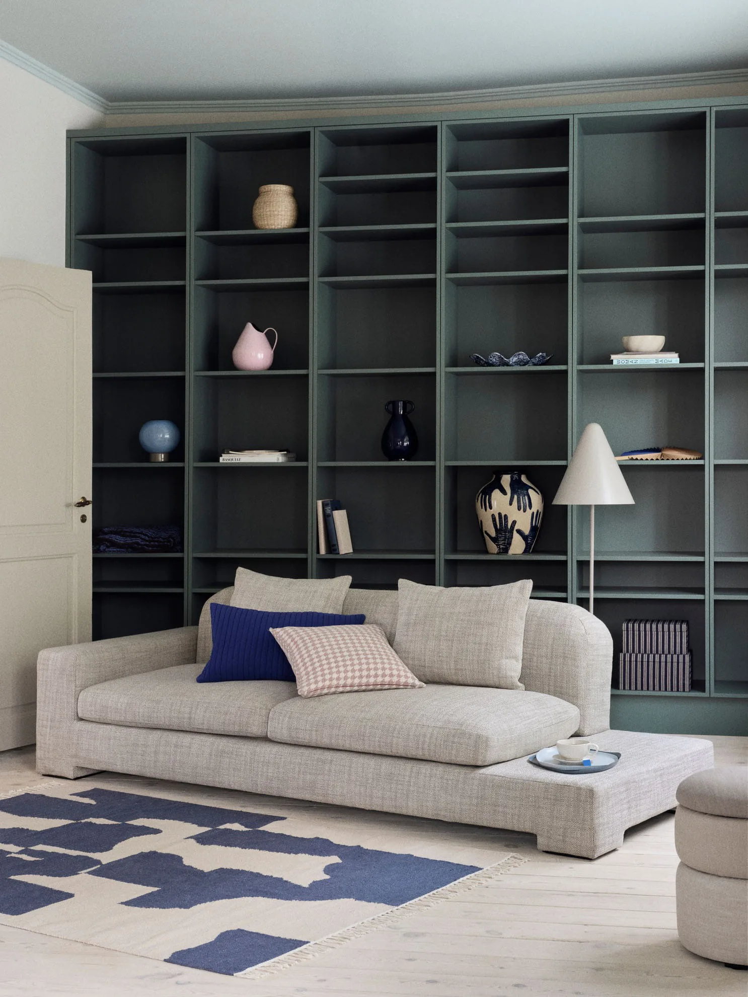 Pond pufa 42 cm, Beige shades Broste Copenhagen