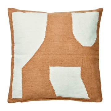 Poszewka na poduszkę Eilo 50x50 cm - Recycled pet nut brown - Broste Copenhagen