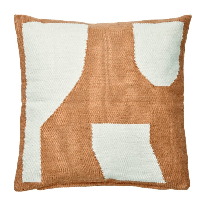 Poszewka na poduszkę Eilo 50x50 cm - Recycled pet nut brown - Broste Copenhagen