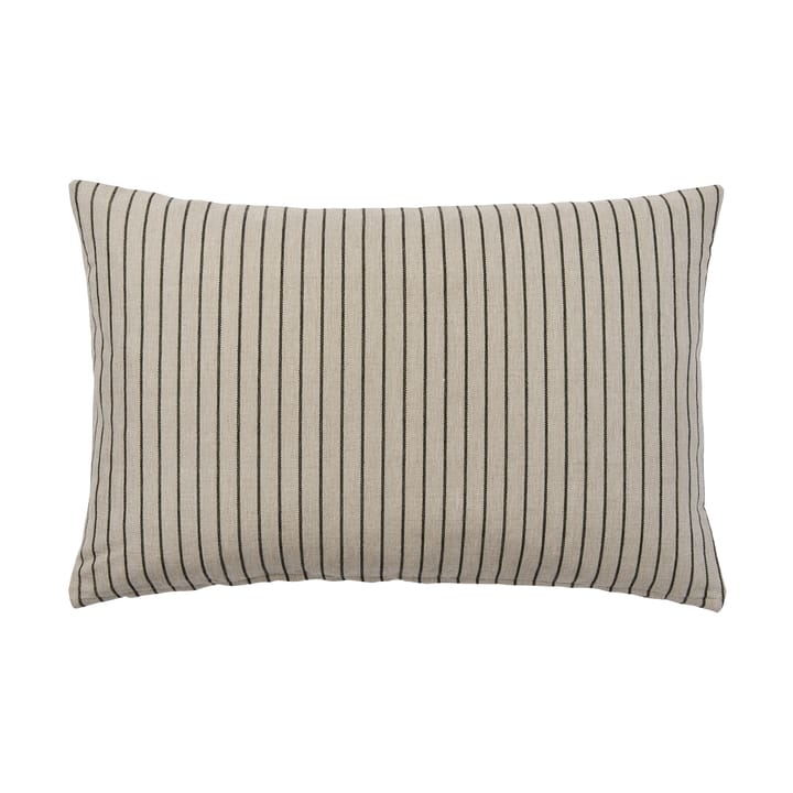 Poszewka na poduszkę Karen - Light beige-black, 40x60 cm - Broste Copenhagen