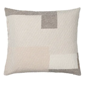 Poszewka na poduszkę Patch 60x60 cm - Beżowo-brązowy - Broste Copenhagen