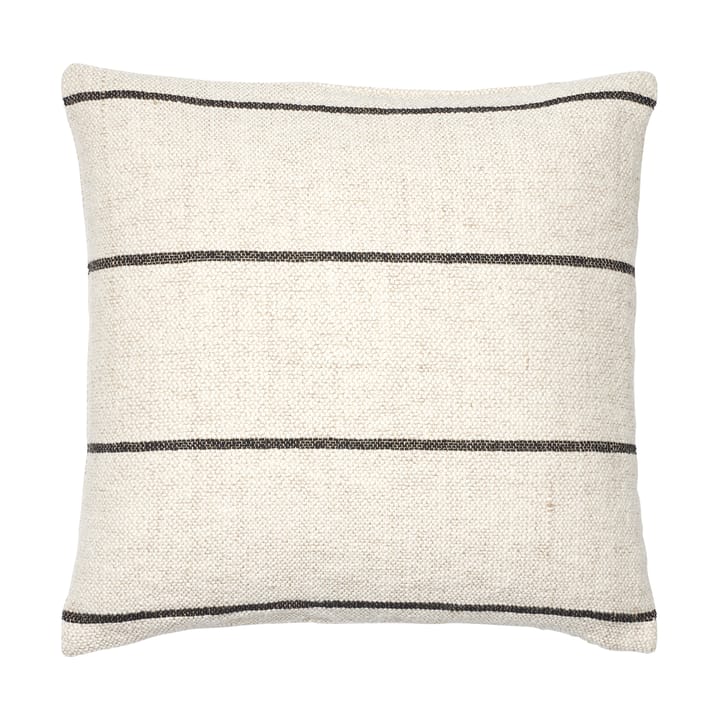 Poszewka na poduszkę Sigrid 50x50 cm - Light beige-black - Broste Copenhagen