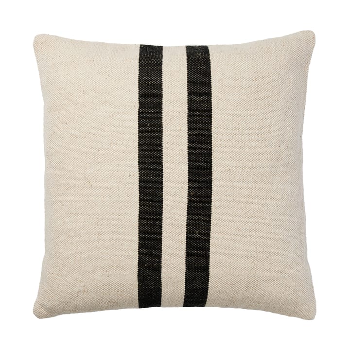 Poszewka na poduszkę Sigrun - Light beige-black, 50x50 cm - Broste Copenhagen