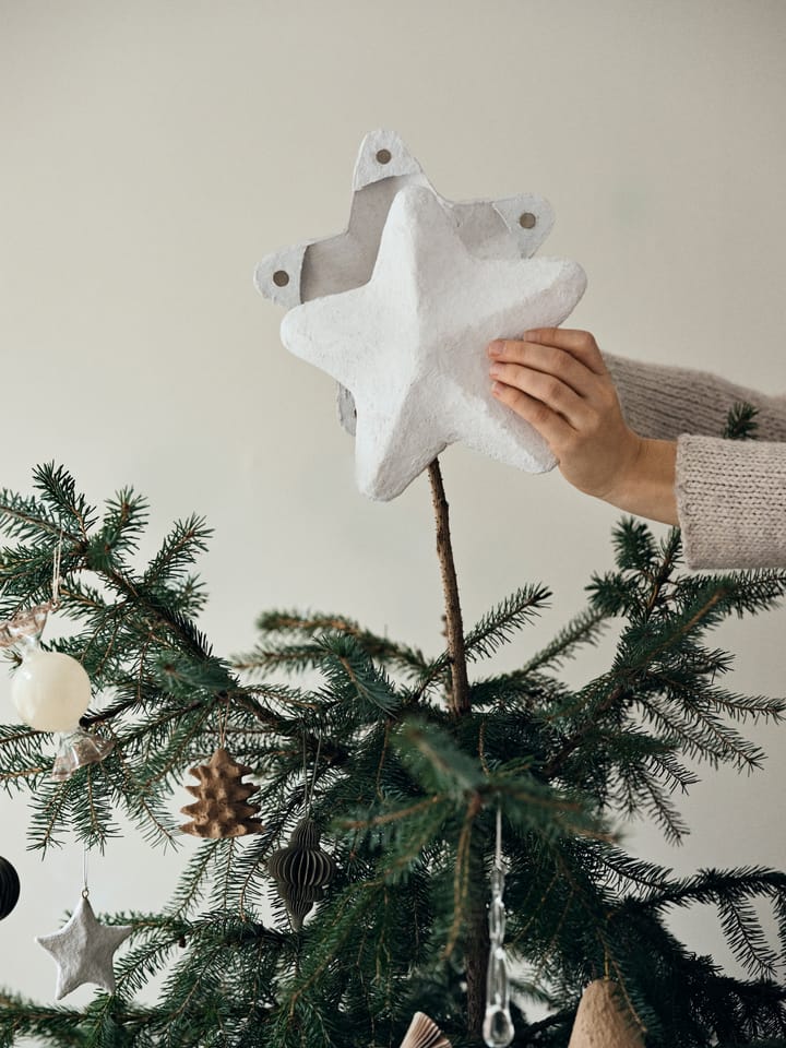 Pulp top gwiazda 22 cm, White Broste Copenhagen