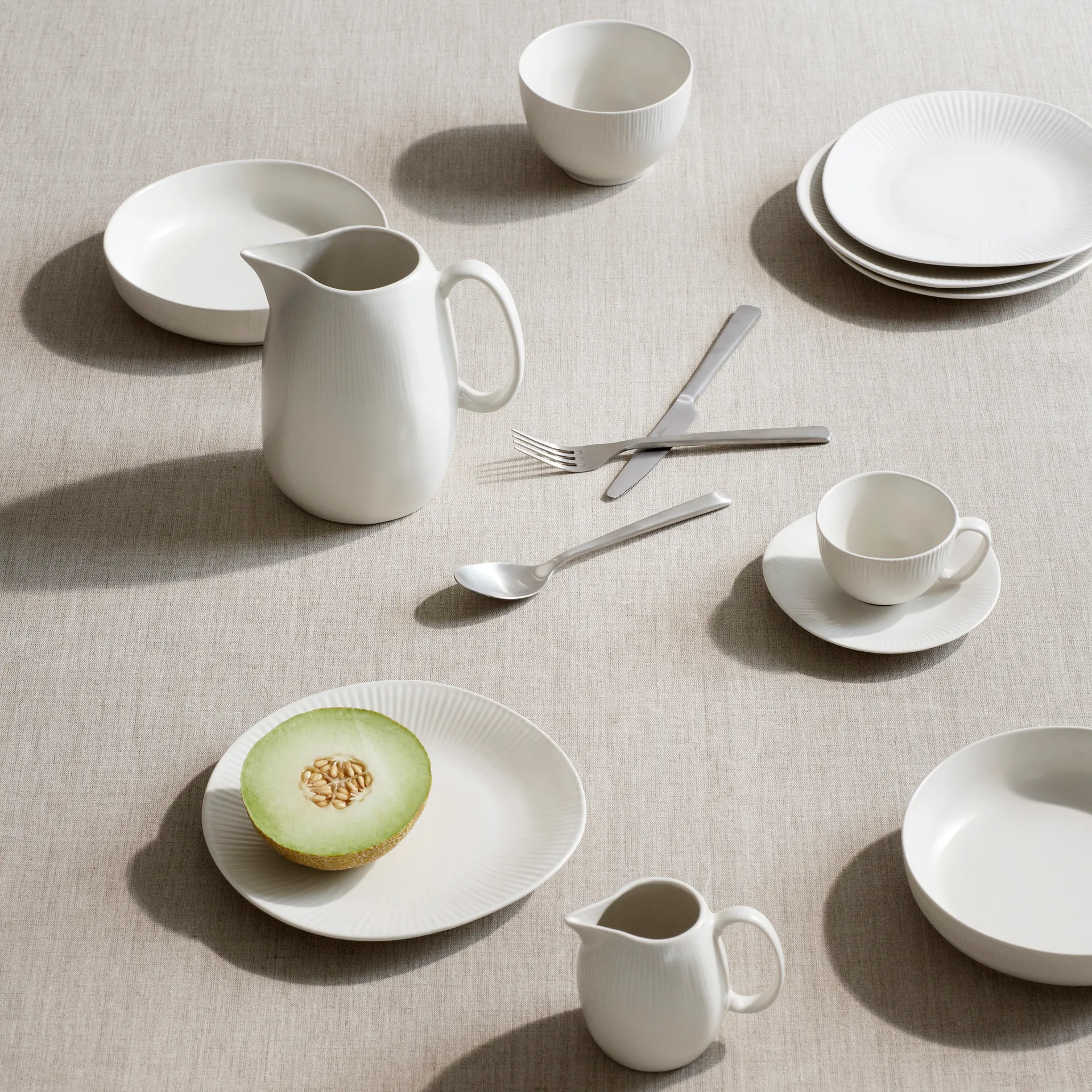 Sandvig dzbanek do mleka 25 cl, Soft white Broste Copenhagen