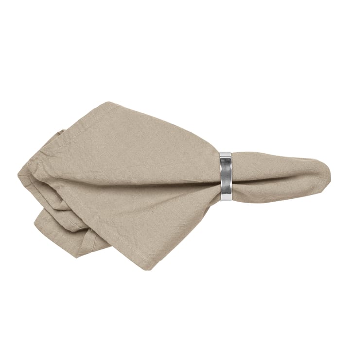 Serwetka Wille 45x45 cm - Simply taupe (beżowy) - Broste Copenhagen