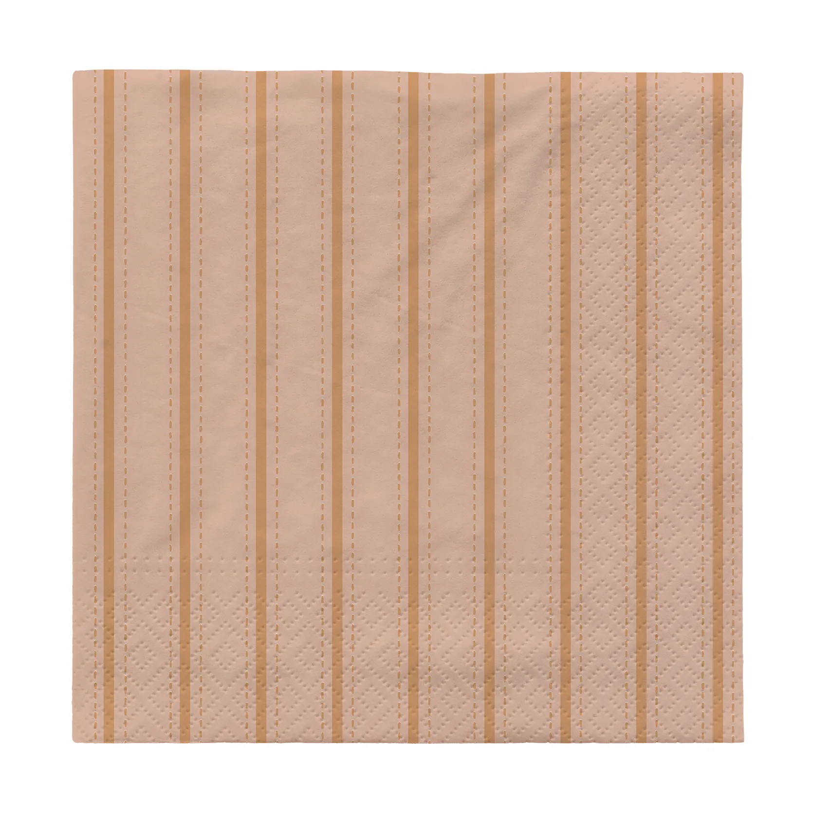 Serwetki Dolly 33x33 cm, 20 szt., Soft pink-cinnamon sand Broste Copenhagen