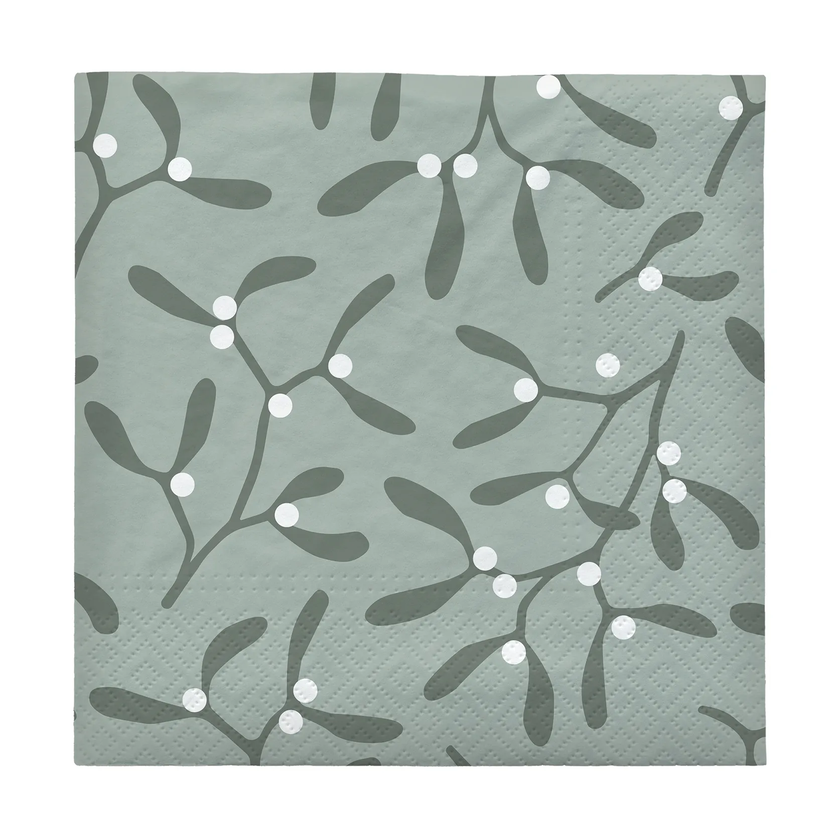 Serwetki Mistletoe 33x33 cm, 20 szt., White Broste Copenhagen