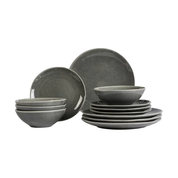 Serwis Nordic Rain, 12 elementów Broste Copenhagen