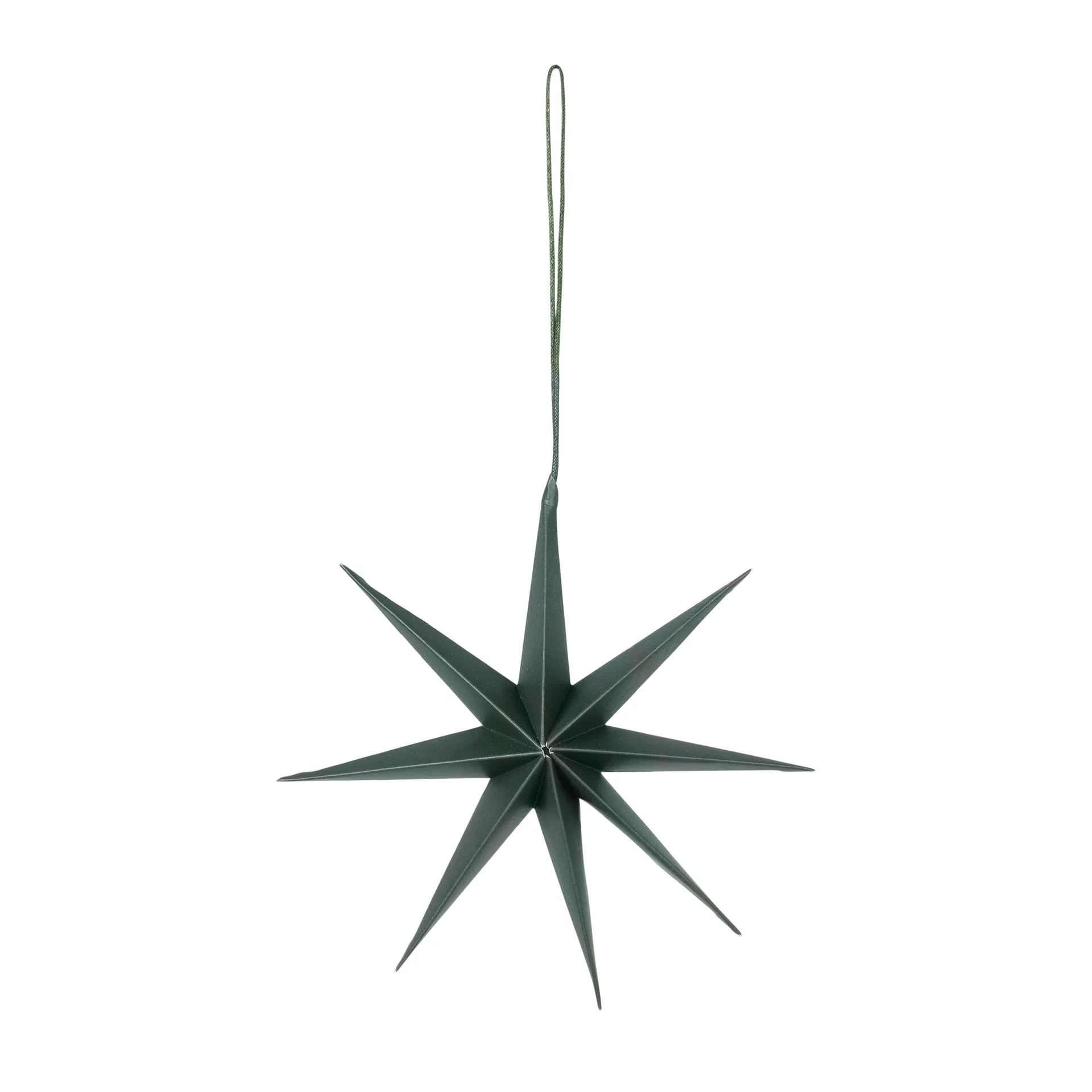 Star papierowa gwiazda Ø15 cm, Deep forest Broste Copenhagen
