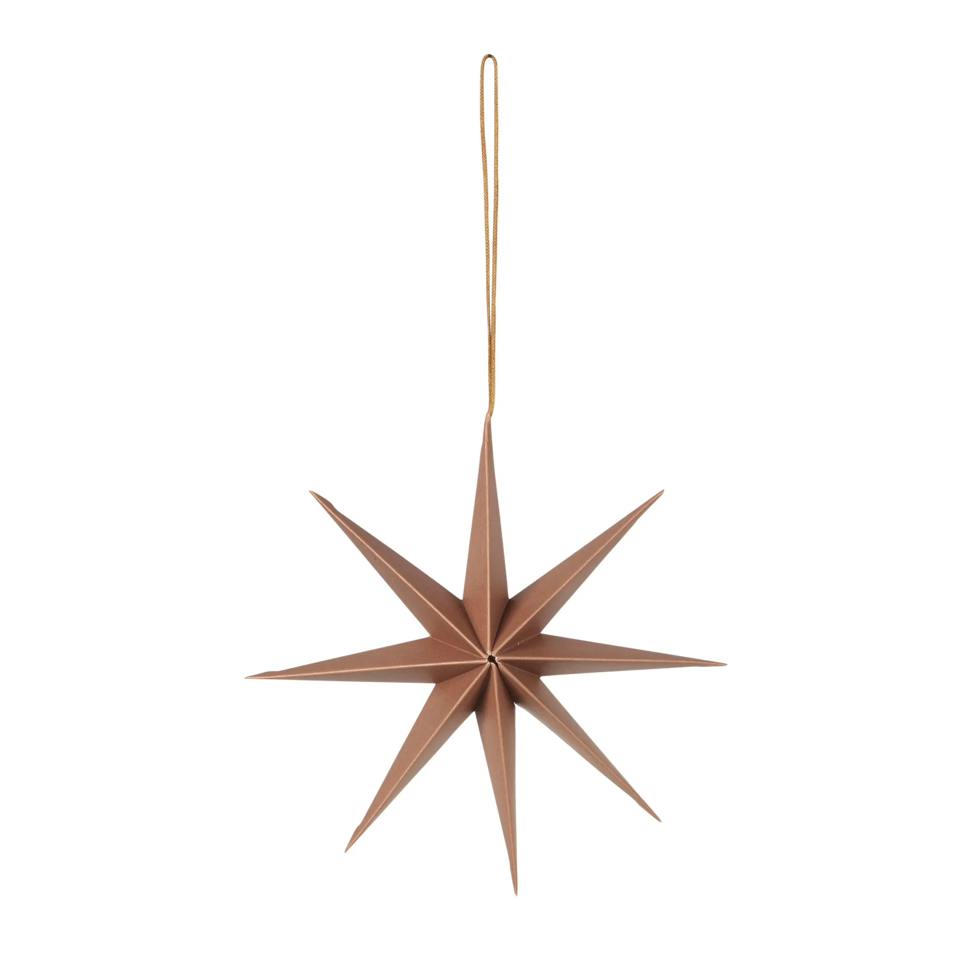 Star papierowa gwiazda Ø15 cm, Indian tan Broste Copenhagen