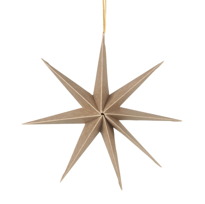 Star papierowa gwiazda Ø50 cm - Natural brown - Broste Copenhagen