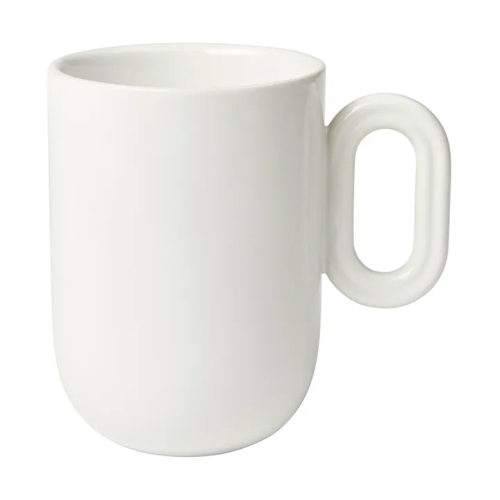 Stevns kubek z uchwytem 400 ml - Chalk white - Broste Copenhagen
