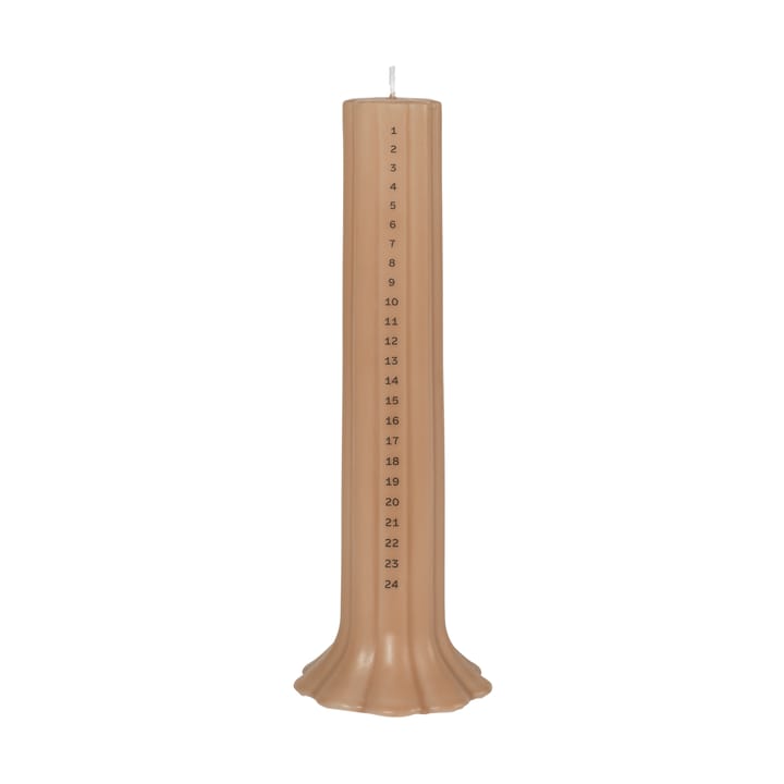 Świeca adwentowa Heli - Walnut - Broste Copenhagen