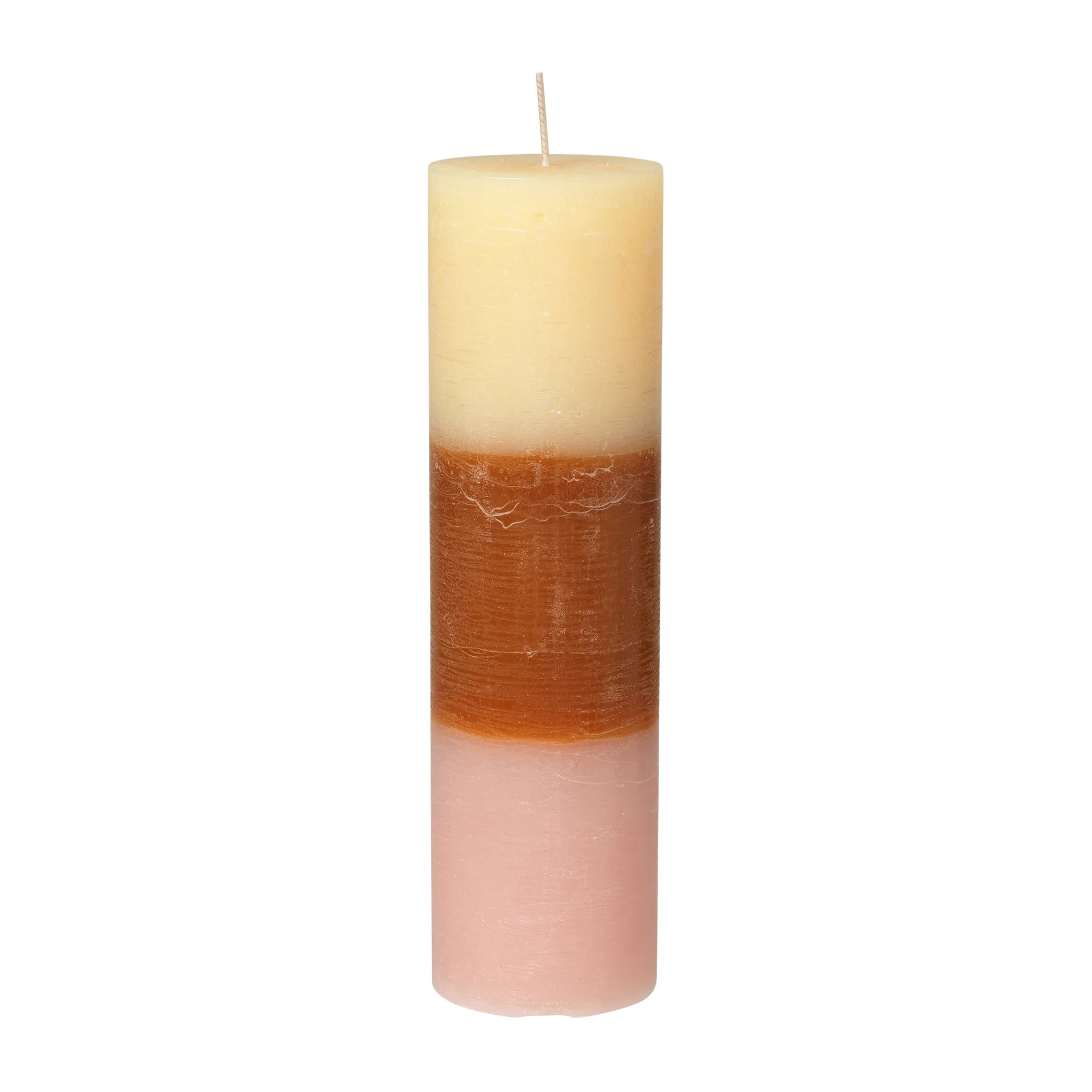 Świeca blokowa Rainbow 25 cm, Tequila sunrise Broste Copenhagen