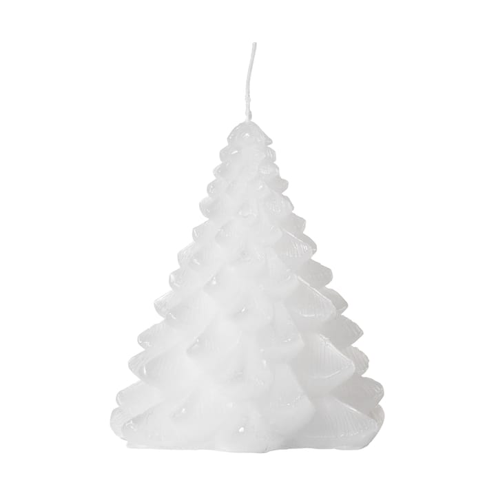 Świeca Granny Christmas tree Ø9x10 cm - Pure White - Broste Copenhagen