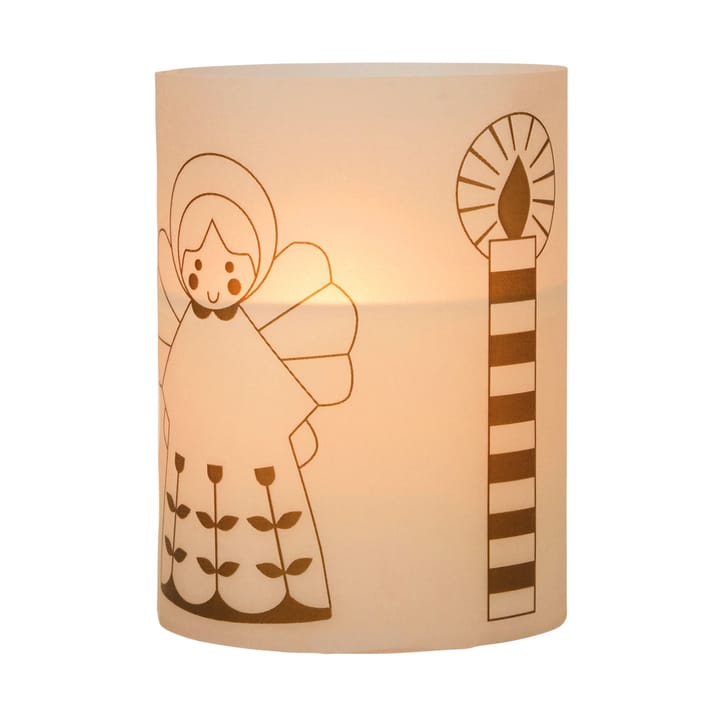 Świeczka Fairy Tale 12 cm, Biało-zielona Broste Copenhagen