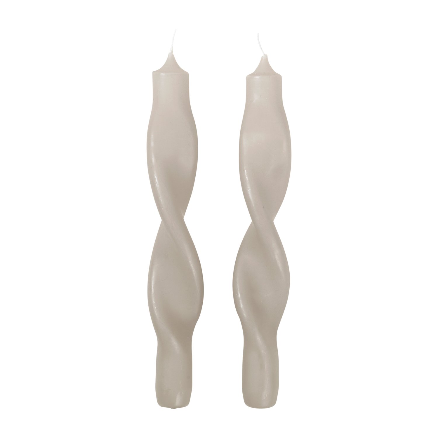 Broste Copenhagen Świeczki skręcone Twisted 23 cm, 2-pak Rainy day