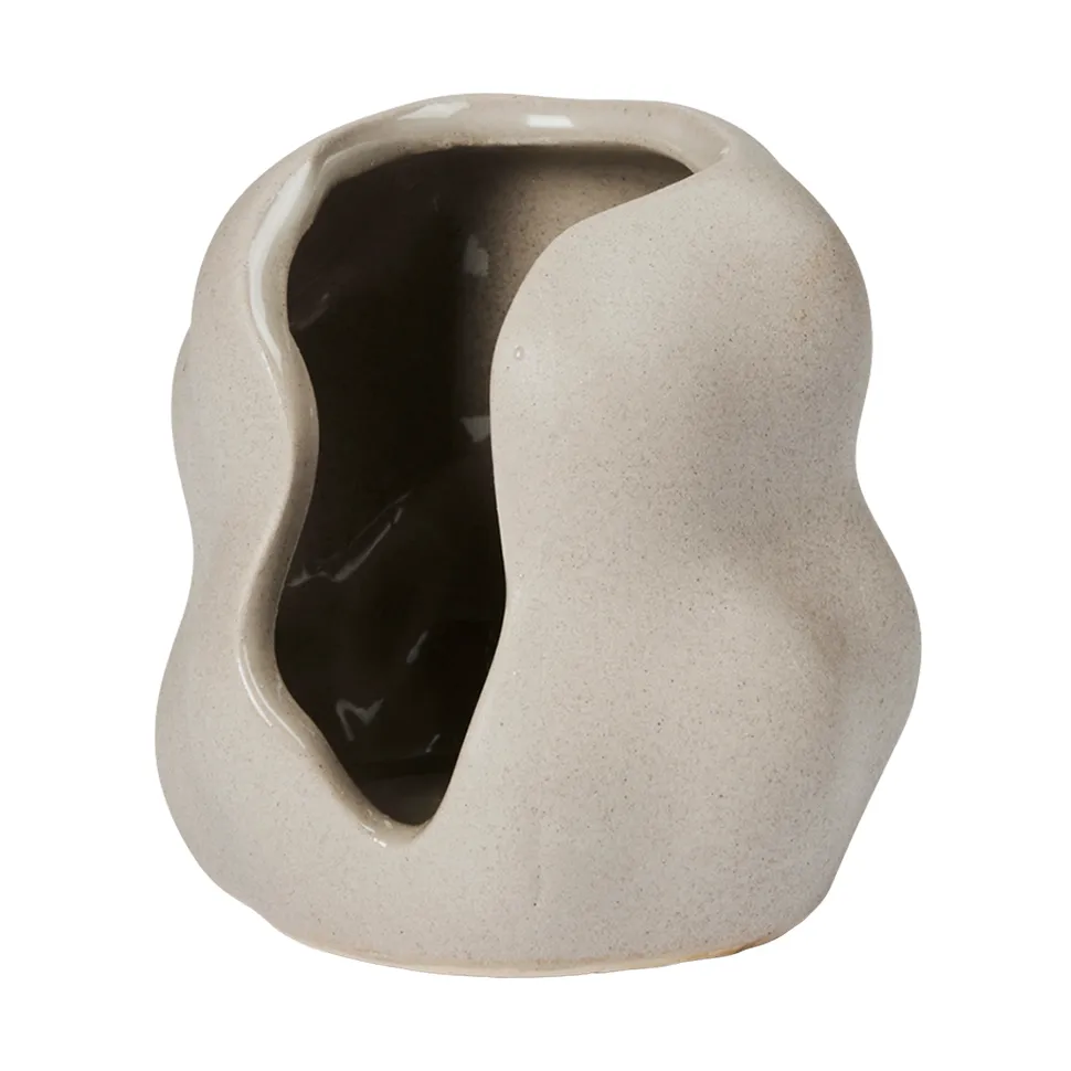 Świecznik  Hekla Hurricane, Dove Grey, Ø9,5 cm Broste Copenhagen