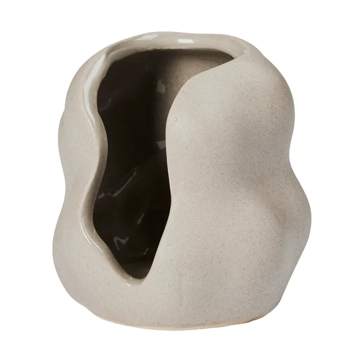 Świecznik  Hekla Hurricane - Dove Grey, Ø9,5 cm - Broste Copenhagen