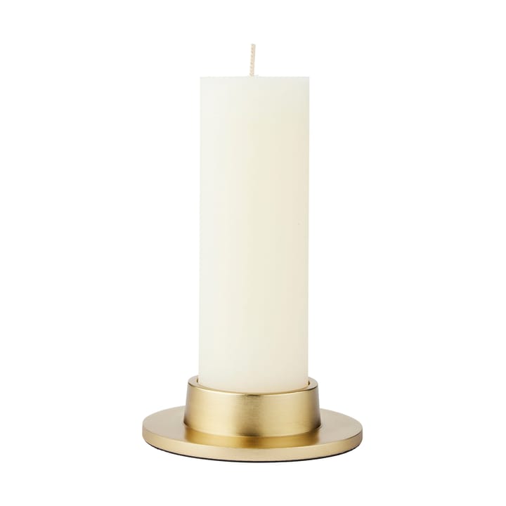 Świecznik na świece blokowe Maro, Brass Finish, 4 cm Broste Copenhagen