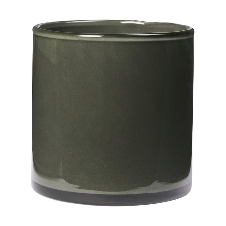Świecznik Solai hurricane - Dark Green, Ø10 cm - Broste Copenhagen