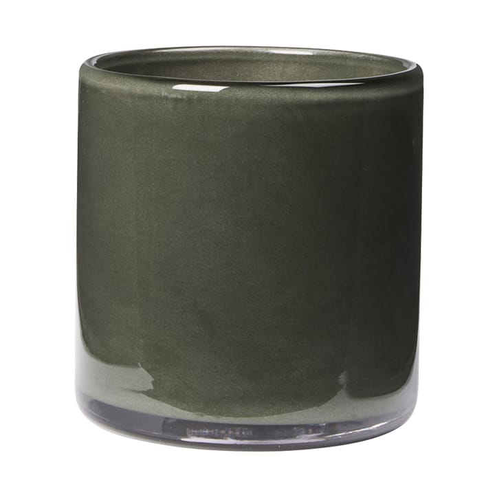 Świecznik Solai hurricane - Dark Green, Ø8 cm - Broste Copenhagen