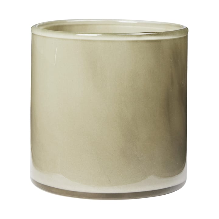 Świecznik Solai hurricane - Light Green, Ø10 cm - Broste Copenhagen