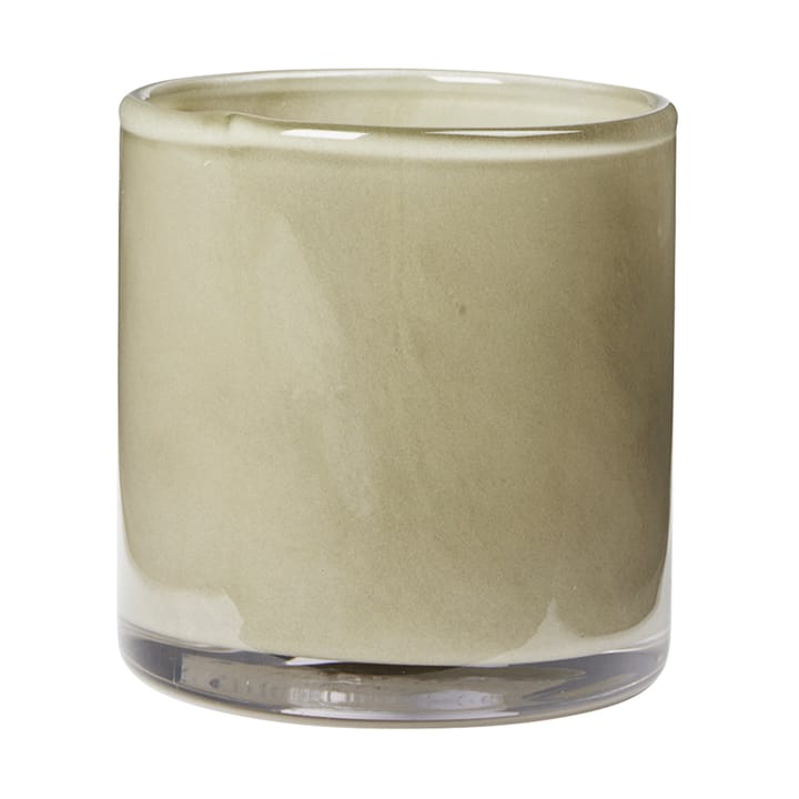 Świecznik Solai hurricane, Light Green, Ø8 cm Broste Copenhagen