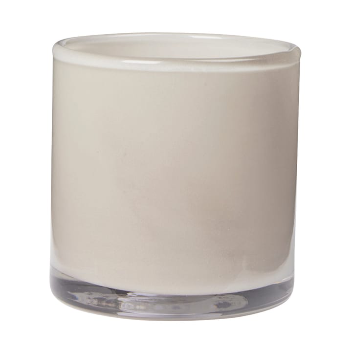 Świecznik Solai hurricane - Taupe Warm Grey, Ø8 cm - Broste Copenhagen