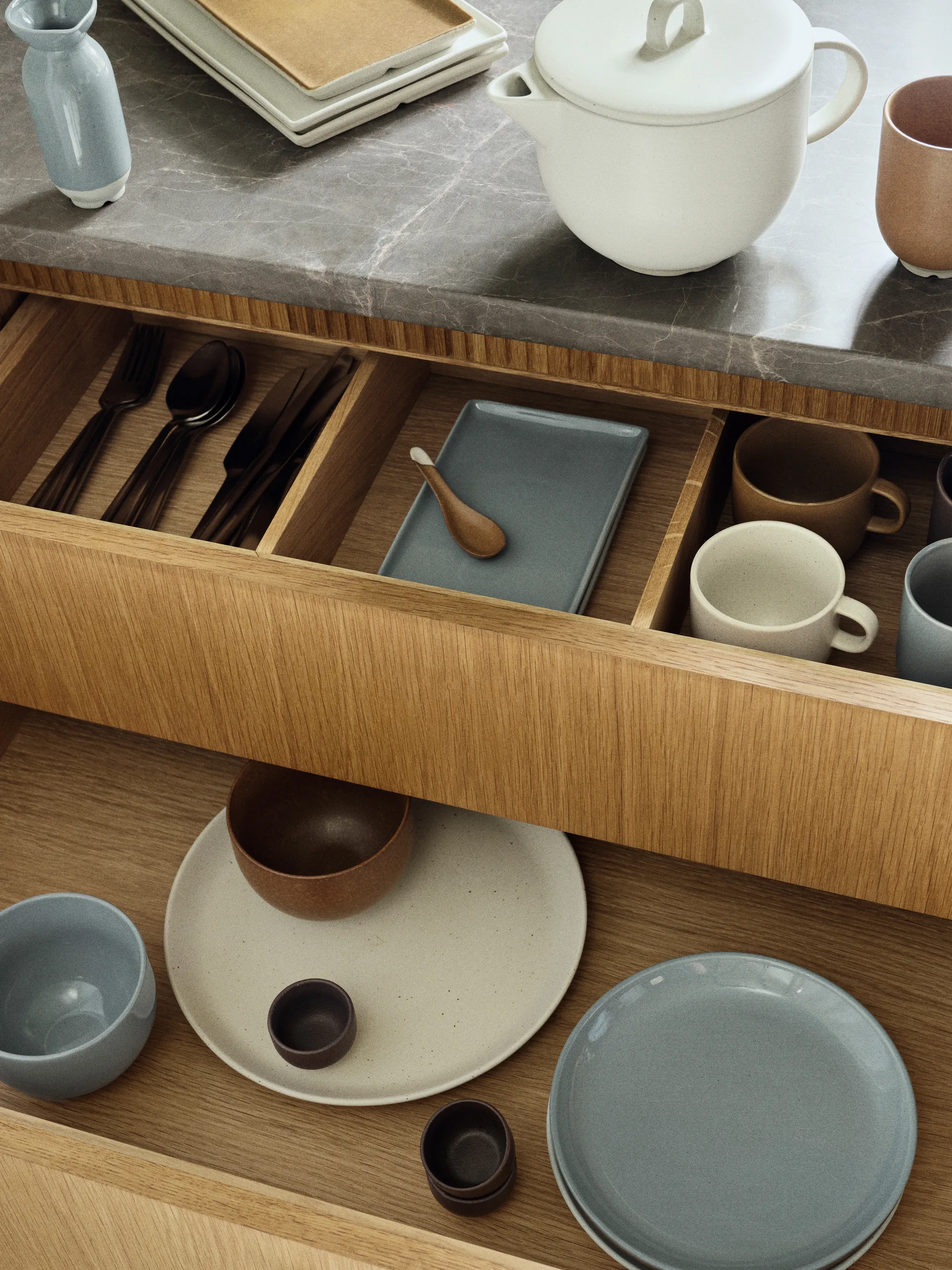 Talerz Eli Ø26 cm, Soft blue Broste Copenhagen