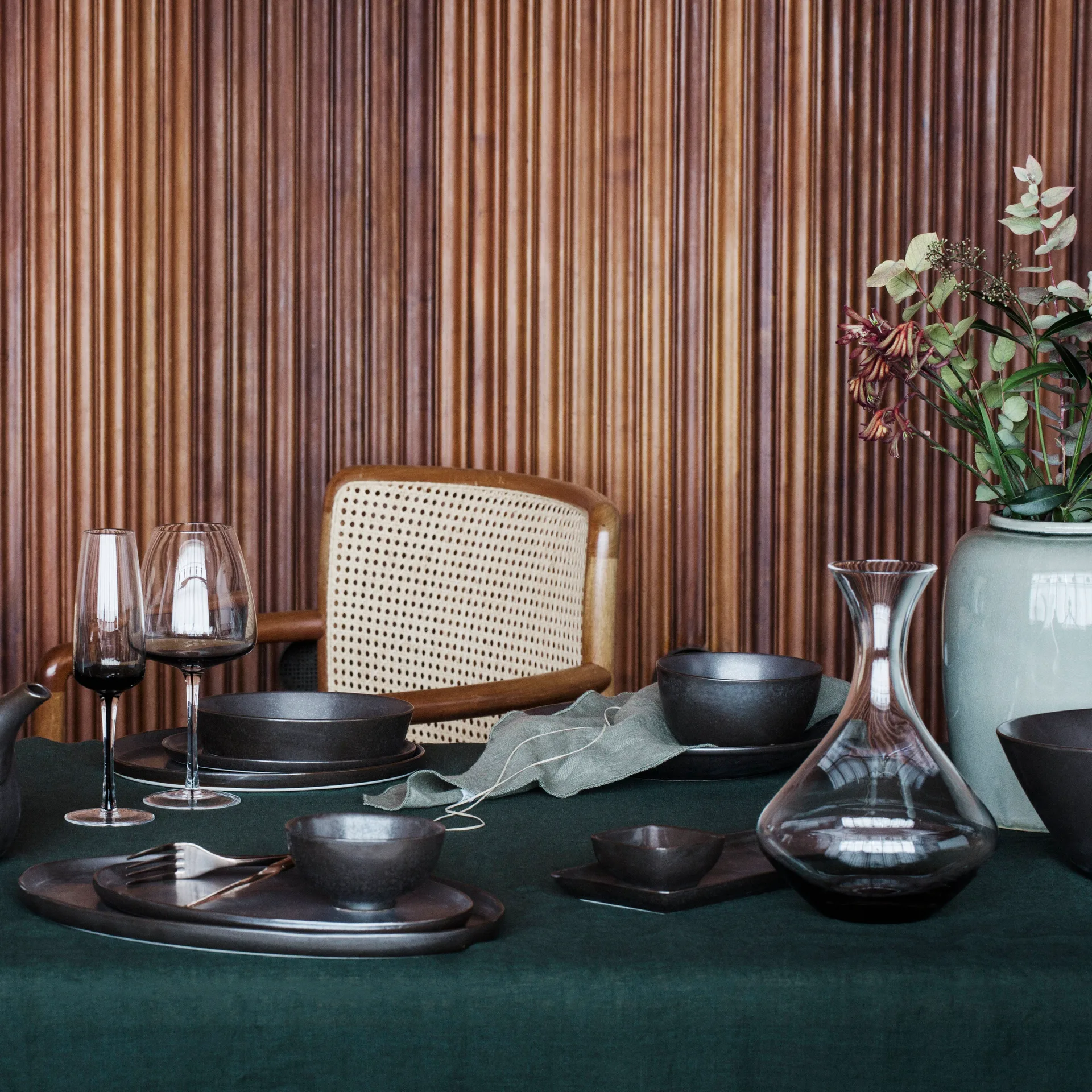 Talerz Esrum Night, Ø 14 cm Broste Copenhagen