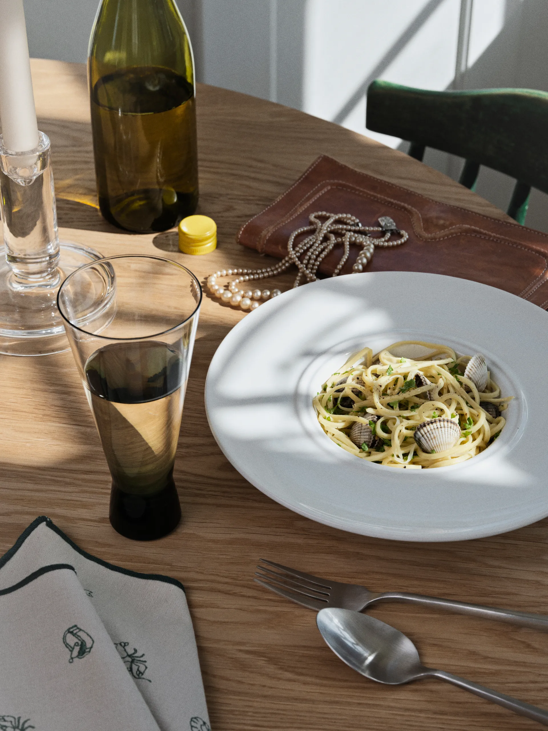 Talerz głęboki Stevns Ø26 cm, Chalk white Broste Copenhagen