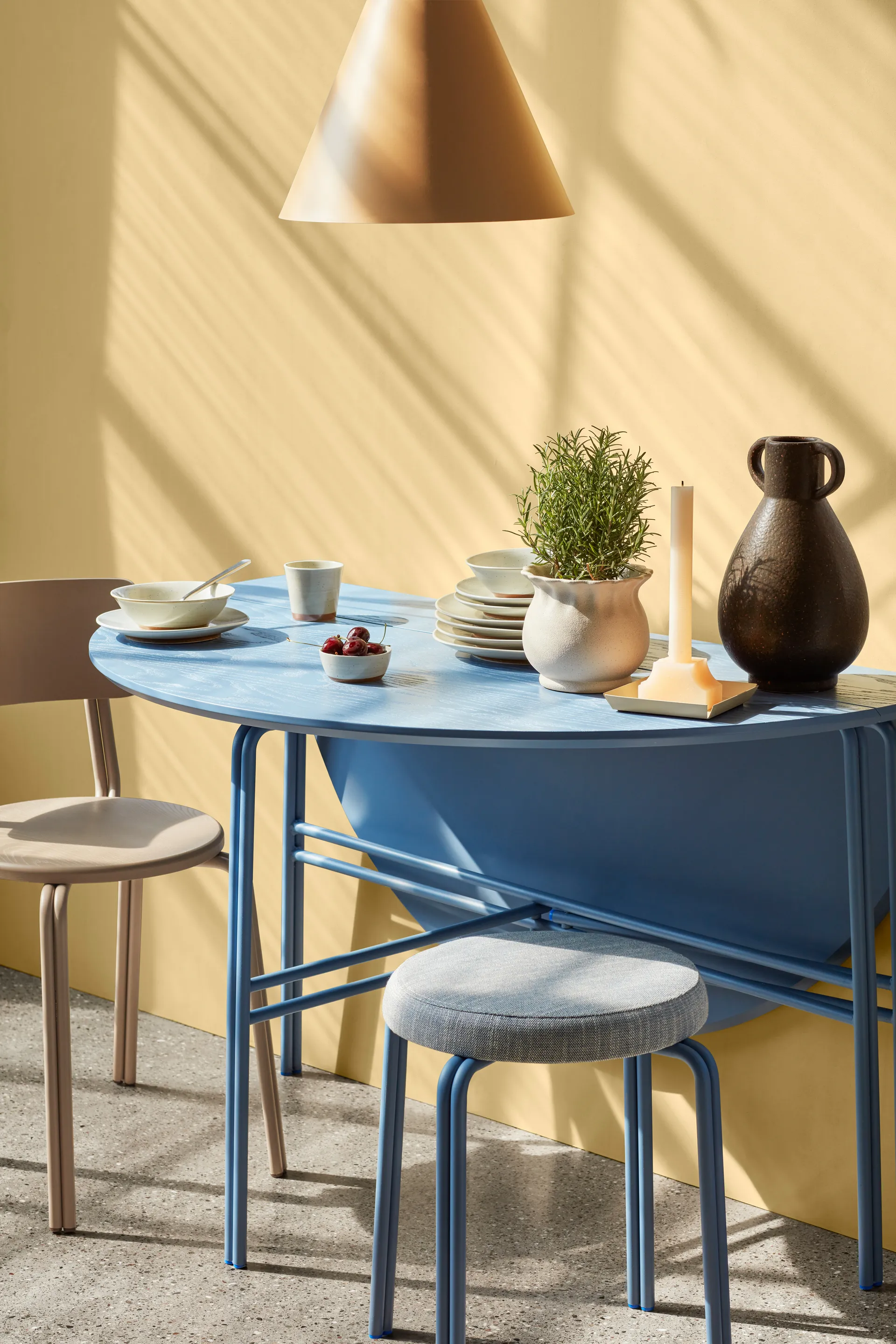 Talerz matowy Grød Ø26 cm, Piaskowy Broste Copenhagen