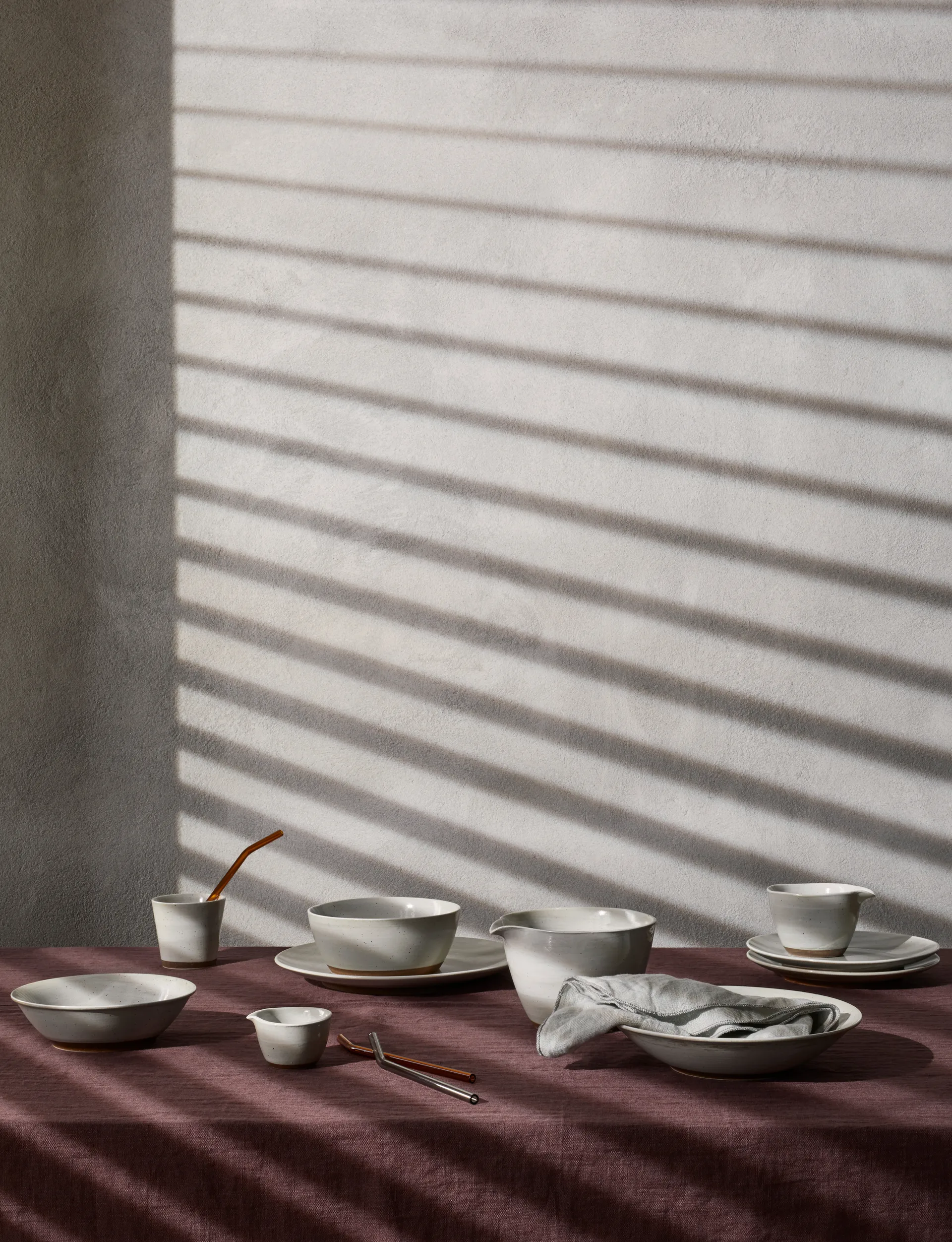 Talerz matowy Grød Ø26 cm, Piaskowy Broste Copenhagen