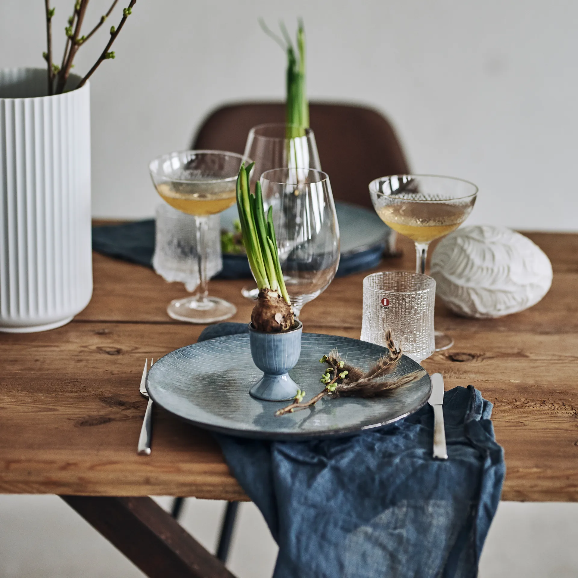 Talerz Nordic Sea, Ø 20 cm Broste Copenhagen