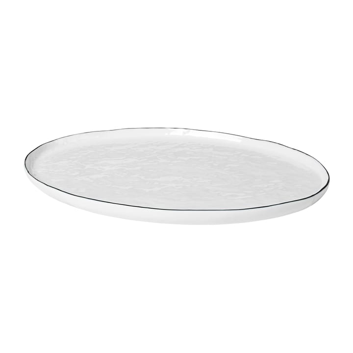 Talerz owalny Salt - 26,5x38,5 cm - Broste Copenhagen