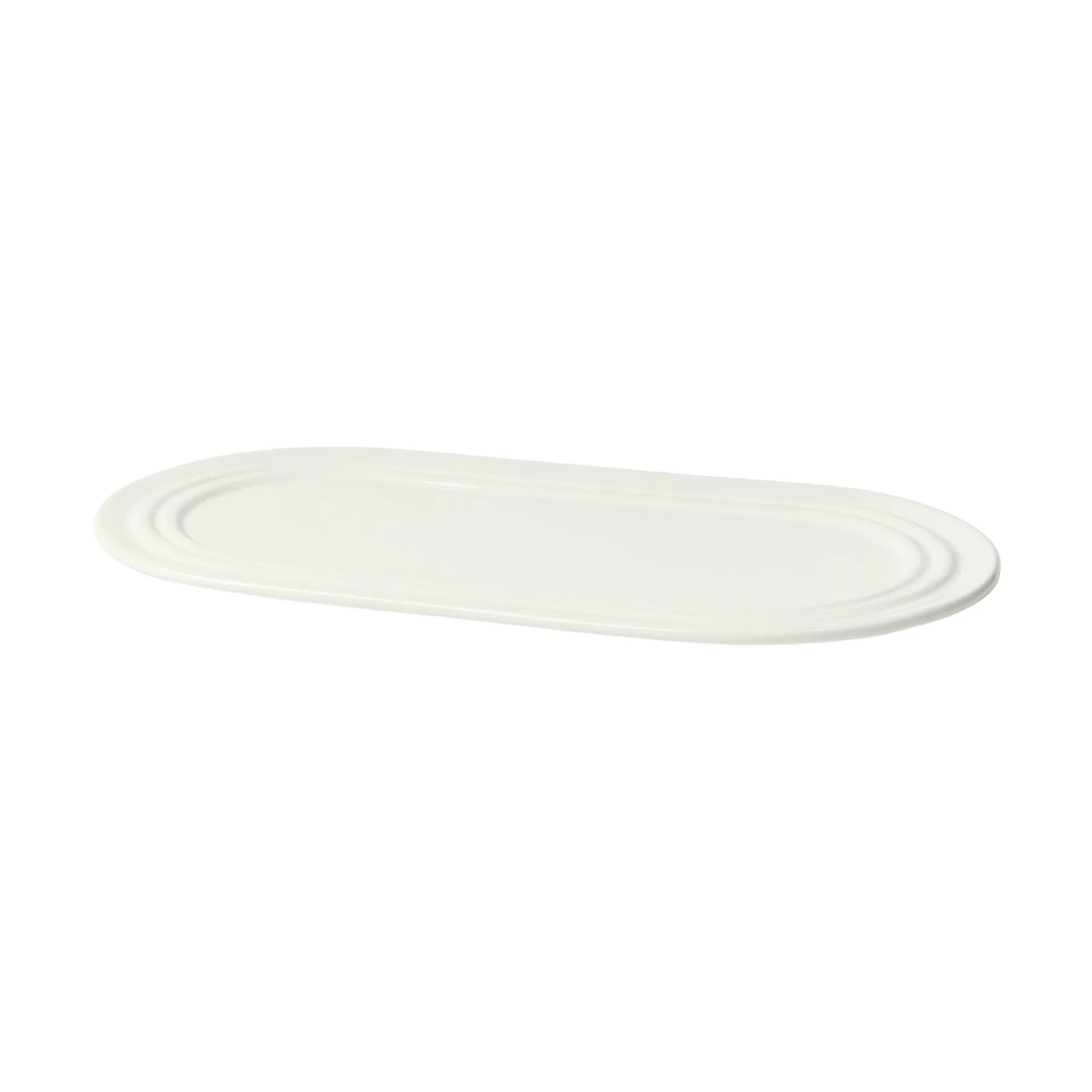 Talerz owalny Stevns 27,5 cm, Chalk white Broste Copenhagen