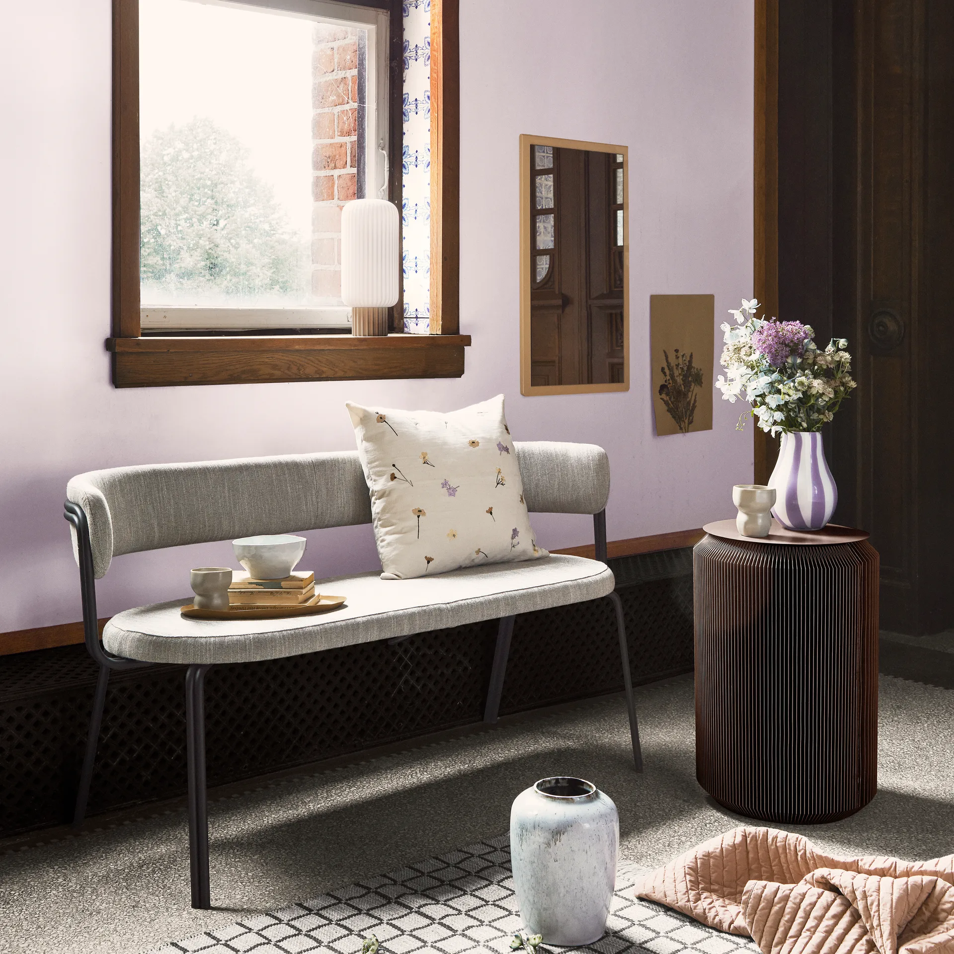 Tenna Lustro 46x78 cm, Beige Broste Copenhagen