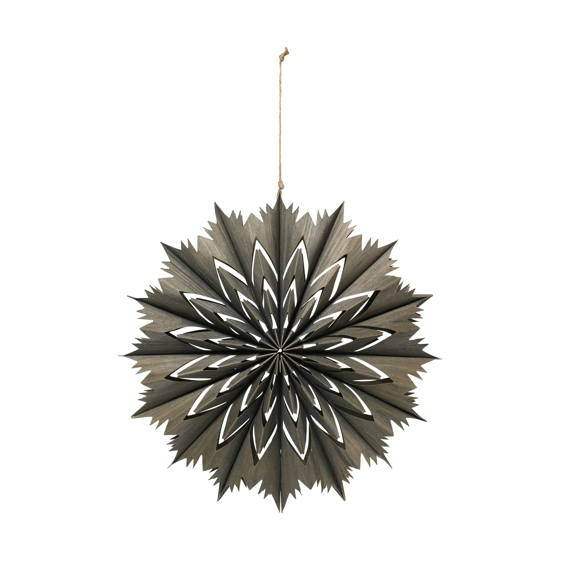 Venja gwiazda dekoracyjna S Ø30 cm, Fungi Grey Broste Copenhagen